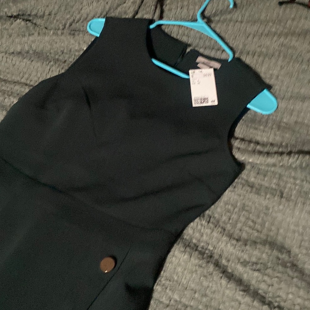 Olive Green Business Dress